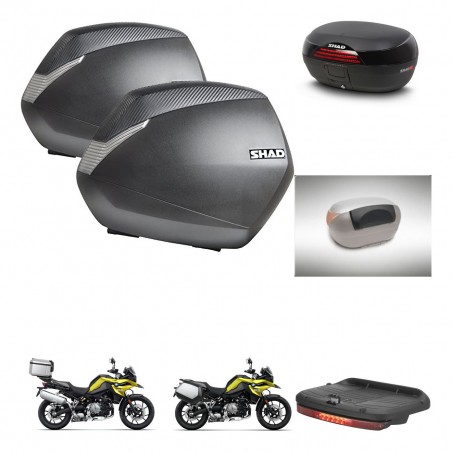 SHAD SH46 trunk + mounting bracket SH36 suitcases accessories 45 L KIT-463712