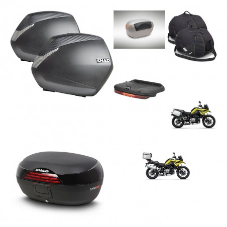 SHAD SH46 trunk + mounting bracket SH36 suitcases accessories 45 L KIT-463713