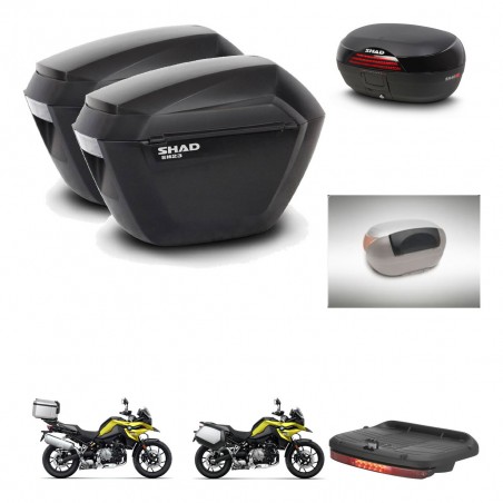 SHAD SH46 trunk + mounting bracket sh23 suitcases accessories 45 L KIT-463714