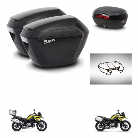 SHAD Baul SH46 + soporte montaje maletas sh23 accesorios 45 L KIT-463732