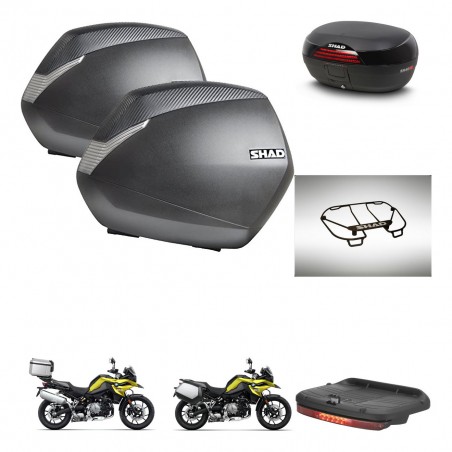 SHAD Baul SH46 + soporte montaje maletas SH36 accesorios 45 L KIT-463736