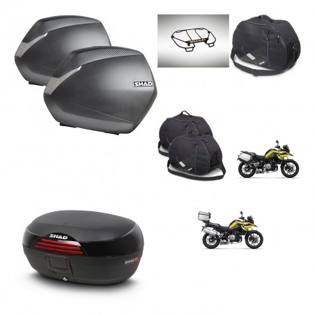 SHAD Baul SH46 + soporte montaje maletas SH36 accesorios 45 L KIT-463743