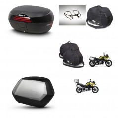 SHAD SH35 PREMIUM suitcases + mounting bracket SH46 trunk accessories 45 L KIT-463746