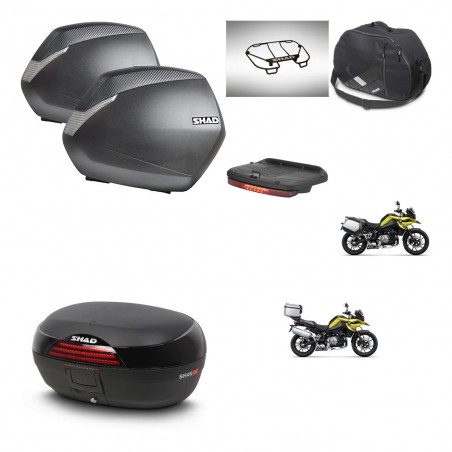 SHAD Baul SH46 + soporte montaje maletas SH36 accesorios 45 L KIT-463748