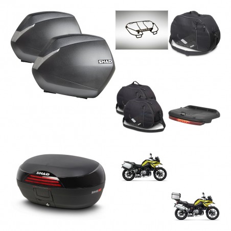 SHAD Baul SH46 + soporte montaje maletas SH36 accesorios 45 L KIT-463749