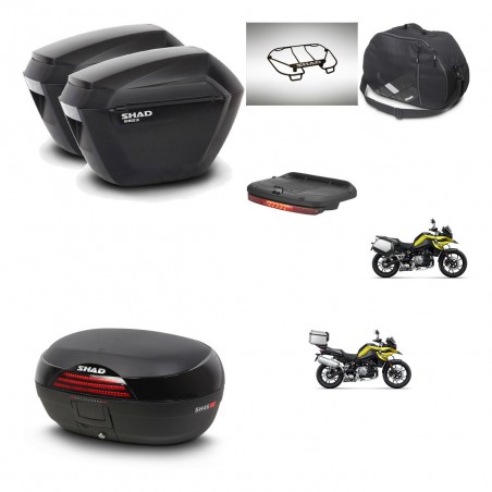 SHAD Baul SH46 + soporte montaje maletas sh23 accesorios 45 L KIT-463750