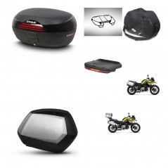 SHAD SH35 PREMIUM suitcases + mounting bracket SH46 trunk accessories 45 L KIT-463751