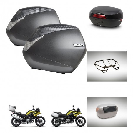 SHAD Baul SH46 + soporte montaje maletas SH36 accesorios 45 L KIT-463754