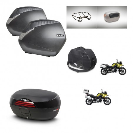 SHAD Baul SH46 + soporte montaje maletas SH36 accesorios 45 L KIT-463766