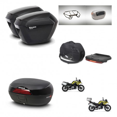 SHAD Baul SH46 + soporte montaje maletas sh23 accesorios 45 L KIT-463774
