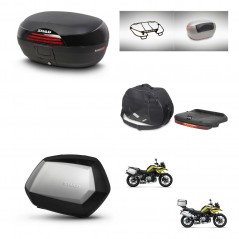 SHAD SH35 PREMIUM suitcases + mounting bracket SH46 trunk accessories 45 L KIT-463775