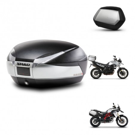 SHAD Maletas SH35 PREMIUM + soporte montaje baul SH48 TITANIUM KIT-463781
