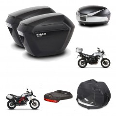 SHAD Baul SH48 + soporte montaje maletas sh23 accesorios TITANIUM PREMIUM KIT-463798