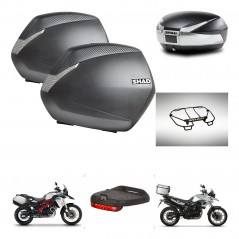 SHAD Baul SH48 + soporte montaje maletas SH36 accesorios TITANIUM PREMIUM KIT-463808