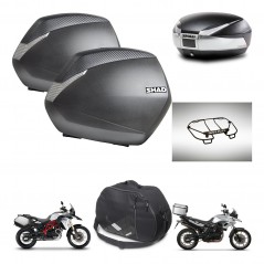 SHAD Baul SH48 + soporte montaje maletas SH36 accesorios TITANIUM PREMIUM KIT-463814