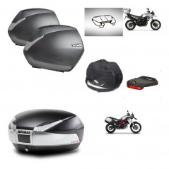 SHAD Baul SH48 + soporte montaje maletas SH36 accesorios TITANIUM PREMIUM KIT-463820