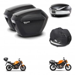 SHAD Baul SH48 + soporte montaje maletas sh23 accesorios TITANIUM PREMIUM KIT-463848