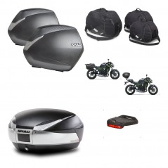 SHAD SH48 trunk + mounting bracket SH36 suitcases accessories TITANIUM PREMIUM KIT-463909