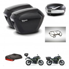 SHAD Baul SH48 + soporte montaje maletas sh23 accesorios TITANIUM PREMIUM KIT-463922