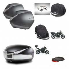 SHAD SH48 trunk + mounting bracket SH36 suitcases accessories TITANIUM PREMIUM KIT-463933