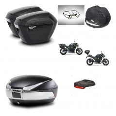 SHAD Baul SH48 + soporte montaje maletas sh23 accesorios TITANIUM PREMIUM KIT-463934