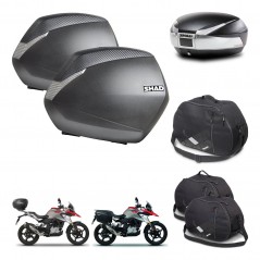 SHAD SH48 trunk + mounting bracket SH36 suitcases accessories TITANIUM PREMIUM KIT-463951