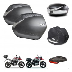 SHAD Baul SH48 + soporte montaje maletas SH36 accesorios TITANIUM PREMIUM KIT-463956
