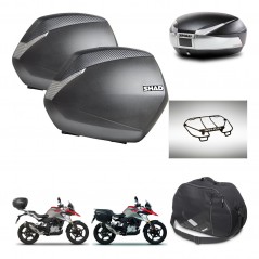 SHAD SH48 trunk + mounting bracket SH36 suitcases accessories TITANIUM PREMIUM KIT-463974