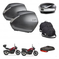 SHAD Baul SH48 + soporte montaje maletas SH36 accesorios TITANIUM PREMIUM KIT-463993