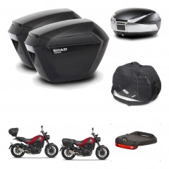 SHAD Baul SH48 + soporte montaje maletas sh23 accesorios TITANIUM PREMIUM KIT-464006