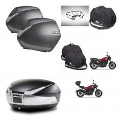 SHAD Baul SH48 + soporte montaje maletas SH36 accesorios TITANIUM PREMIUM KIT-464023