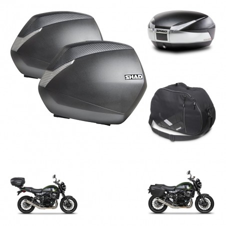 SHAD Baul SH48 + soporte montaje maletas SH36 accesorios TITANIUM PREMIUM KIT-464046