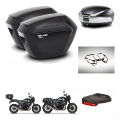 SHAD SH48 trunk + mounting bracket sh23 suitcases accessories TITANIUM PREMIUM KIT-464066