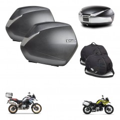 SHAD SH48 trunk + mounting bracket SH36 suitcases accessories TITANIUM PREMIUM KIT-464083