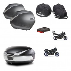 SHAD Baul SH48 + soporte montaje maletas SH36 accesorios TITANIUM PREMIUM KIT-464149