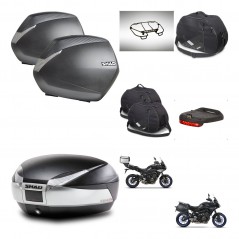 SHAD Baul SH48 + soporte montaje maletas SH36 accesorios TITANIUM PREMIUM KIT-464173