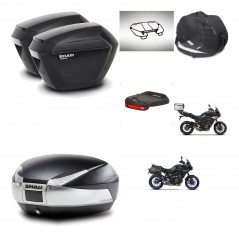 SHAD SH48 trunk + mounting bracket sh23 suitcases accessories TITANIUM PREMIUM KIT-464174