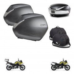 SHAD Baul SH48 + soporte montaje maletas SH36 accesorios TITANIUM PREMIUM KIT-464179