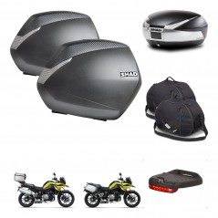 SHAD Baul SH48 + soporte montaje maletas SH36 accesorios TITANIUM PREMIUM KIT-464185