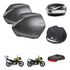 SHAD SH48 trunk + mounting bracket SH36 suitcases accessories TITANIUM PREMIUM KIT-464196