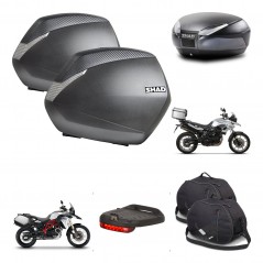 SHAD Baul SH48 + soporte montaje maletas SH36 accesorios DARK GREY PREMIUM KIT-464233
