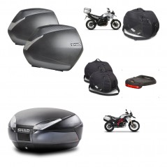 SHAD Baul SH48 + soporte montaje maletas SH36 accesorios DARK GREY PREMIUM KIT-464245