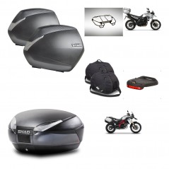 SHAD Baul SH48 + soporte montaje maletas SH36 accesorios DARK GREY PREMIUM KIT-464257