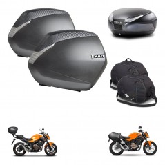 SHAD Baul SH48 + soporte montaje maletas SH36 accesorios DARK GREY PREMIUM KIT-464283