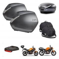 SHAD Baul SH48 + soporte montaje maletas SH36 accesorios DARK GREY PREMIUM KIT-464289