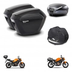 SHAD Baul SH48 + soporte montaje maletas sh23 accesorios DARK GREY PREMIUM KIT-464296