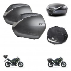 SHAD Baul SH48 + soporte montaje maletas SH36 accesorios DARK GREY PREMIUM KIT-464350