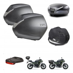 SHAD Baul SH48 + soporte montaje maletas SH36 accesorios DARK GREY PREMIUM KIT-464356
