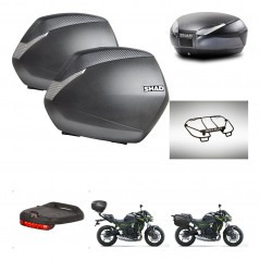 SHAD Baul SH48 + soporte montaje maletas SH36 accesorios DARK GREY PREMIUM KIT-464368