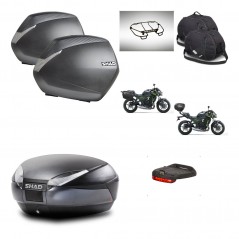 SHAD Baul SH48 + soporte montaje maletas SH36 accesorios DARK GREY PREMIUM KIT-464369